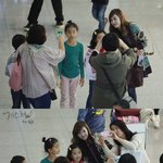 ★몸이 아픈 팬에게 무릎 꿇고 <b>사인</b>하는 소녀시대