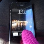 (사진有) 털장갑끼고 밀어서 잠금<b>해제</b>하기