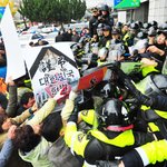 (내용추가)무한도전 전주촬영과 fta반대시위