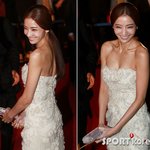 `리얼 글래머` 한채영, `오프<b>숄더</b> 드레스로 가슴 강조~`