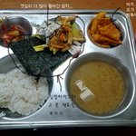 울학교 급식// <b>셀프</b>참치김밥..