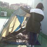 ★★옥상에서 <b>텐트</b>치고 공부한소녀들ㅋㅋ★★