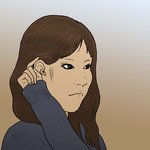 음...때지난거지만곽은진포토샵한거에영ㅋㅋㅋㅋ렌즈도<b>착용</b>함ㅋ