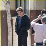 스파이더맨이 된 <b>앤드류</b> 가필드, 하늘 나는 중?