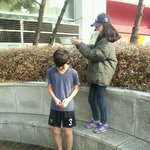 한겨울밖에서<b>우유</b>샤워..사진