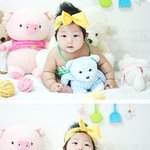 집에서 100일 사진찍기 저도 올려봐요~^^
