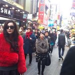 명동에서 본 중국 4대 <b>미녀</b> 판빙빙!!!