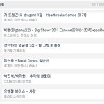 2011년 가요 음반판매 결산 中 빅뱅