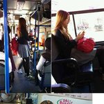 달샤벳 수빈 버스 등교 포착 단정하고 <b>수수</b>한 모습~