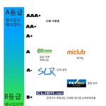 인터넷커뮤니티 <b>등급표</b>