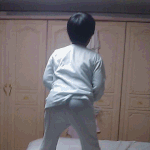 동생으로 움짤만들기!