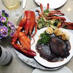 [아내를 위한 요리] 랍스터버터구이 + 한우안심스테이크