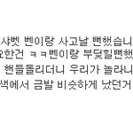 ★달샤벳에 만행★(+응원봉<b>도용</b>)