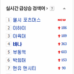 네이버검색어지금난리다