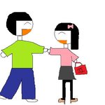 (그림有)커플女의 내려간 스타킹