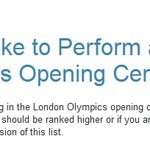 2012 <b>런던</b> 올림픽 퍼포먼스 투표 장난합니까?