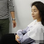 한지혜 화장품 광고 촬영현장.. 피부 좋긴 한데.. 왠지 부담스러움ㅋㅋ