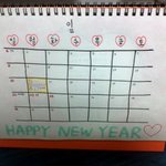 (사진有+과정샷) 남친에게 한땀한땀 손으로 만든 <b>달력</b> 선물