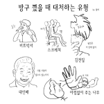 방구끼고 대처하는 사람들의 유형