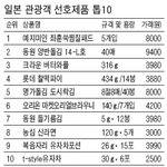 일본인이 한국방문시 가장 많이 사간다는 <b>품목</b>best10