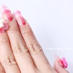 셀프 젤네일아트~^^ 사랑스러운 핑크빛 체크<b>무늬</b> 젤네일했어요~