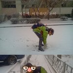 눈덩이굴리다가