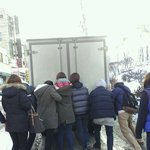 사진有) 눈쌓인날 아름다운 선행^^*