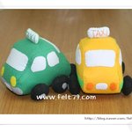 펠트공예 장난감 택시 만들기