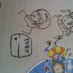 학교에서ㅋㅋ태민,<b>종현</b>,온유 그려준다 했다가 친구한테 욕머겄어요ㅠ(재효이씀)