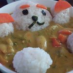 카레속에 빠진 <b>곰도리</b>