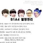 ★☆★☆★<b>b1a4</b>별명정리★☆★☆★
