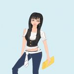 내가 예전에그린 락하는여자애야 사실~!!