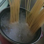 ●첫번째요리  : 크림<b>스프</b>와 우유를 사용한 나름크림스파게티만들어먹기...