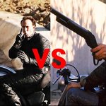 세상을 지키는 최강콤비는 누구?!!!고스트라이더3d vs 터미네이터