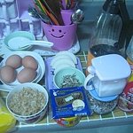 ★달걀을으깨서넣는참치비빔국수★
