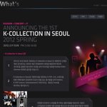 3월에 빅뱅이랑 소시 나오는 K컬렉션 콘서트 한다네요@_@
