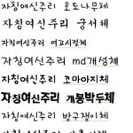 플카<b>글씨체</b>좀봐줘!