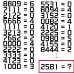 ★★머리가 좋을수록 못푸는 문제 2581=?★★