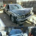 사진첨부!@고속도로 에서 차가 뒹구는 사고가났어요.... 살면서...