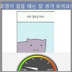 ★(사진)페북 미모측정기에 작은하마 얼굴 돌려봄여★