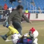 마스코트 폭행 사건...