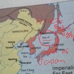 ★★미국교과서에동해가일본해로표시돼잇어요★★(수정)