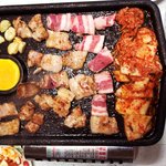 (사진有) 삼겹살과 계란찜을 <b>동시</b>에