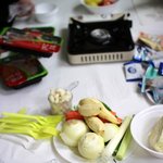 아이들과 함께 만든 닭갈비, <b>만두</b> ^^;. 