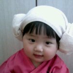 11개월된 슈퍼똥땡이 <b>돌사진</b>찍었어요