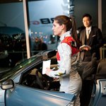 r8 gt 스파이더 런칭에 레이싱모델 보다 더 미모의 레이서 <b>신디</b>!