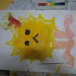 사진有 레알 발그림 foot painting