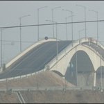 오마이 뉴스의 사진조작 어이가 없습니다. [이명박 <b>경인</b>운하 다리사진]