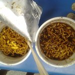 사진有) 라면섞어서 먹엇는데...................