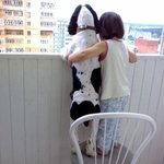 엄마 오는 거 <b>보여</b>?
